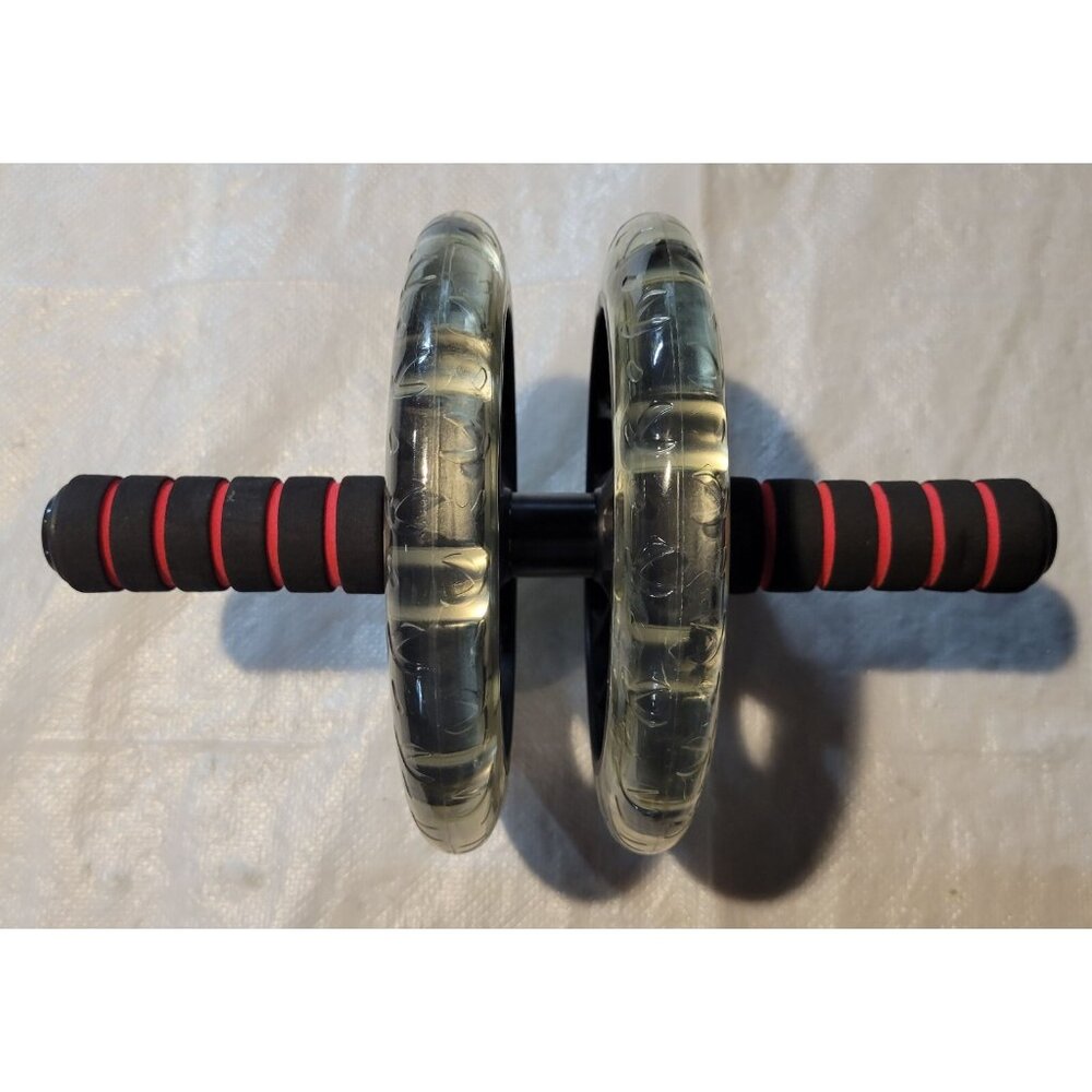 Double Wheel Abdominal Wheel Roller Core Workout